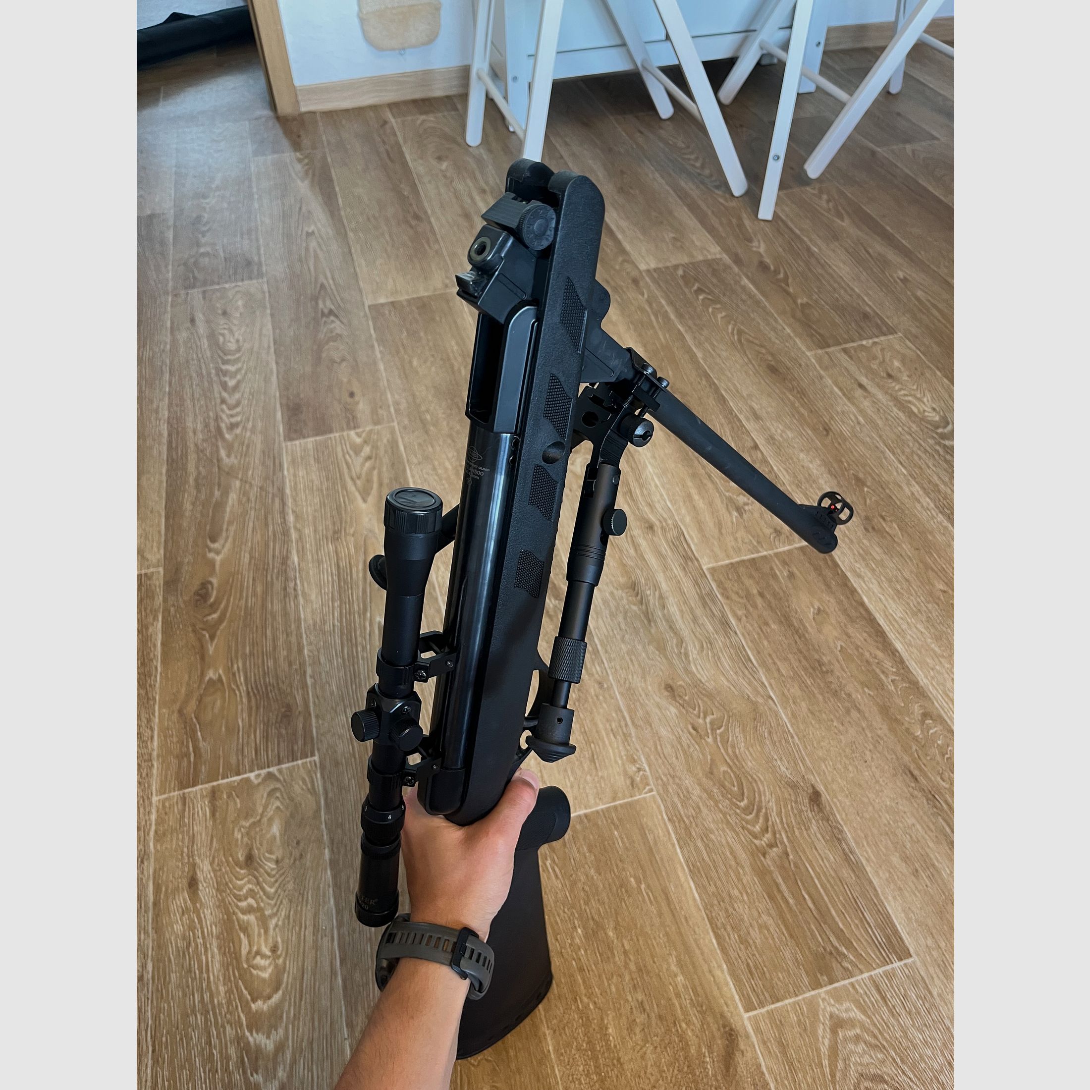 Air rifle SSG AN500 4.5 mm + scope + bipod + bag + pellets