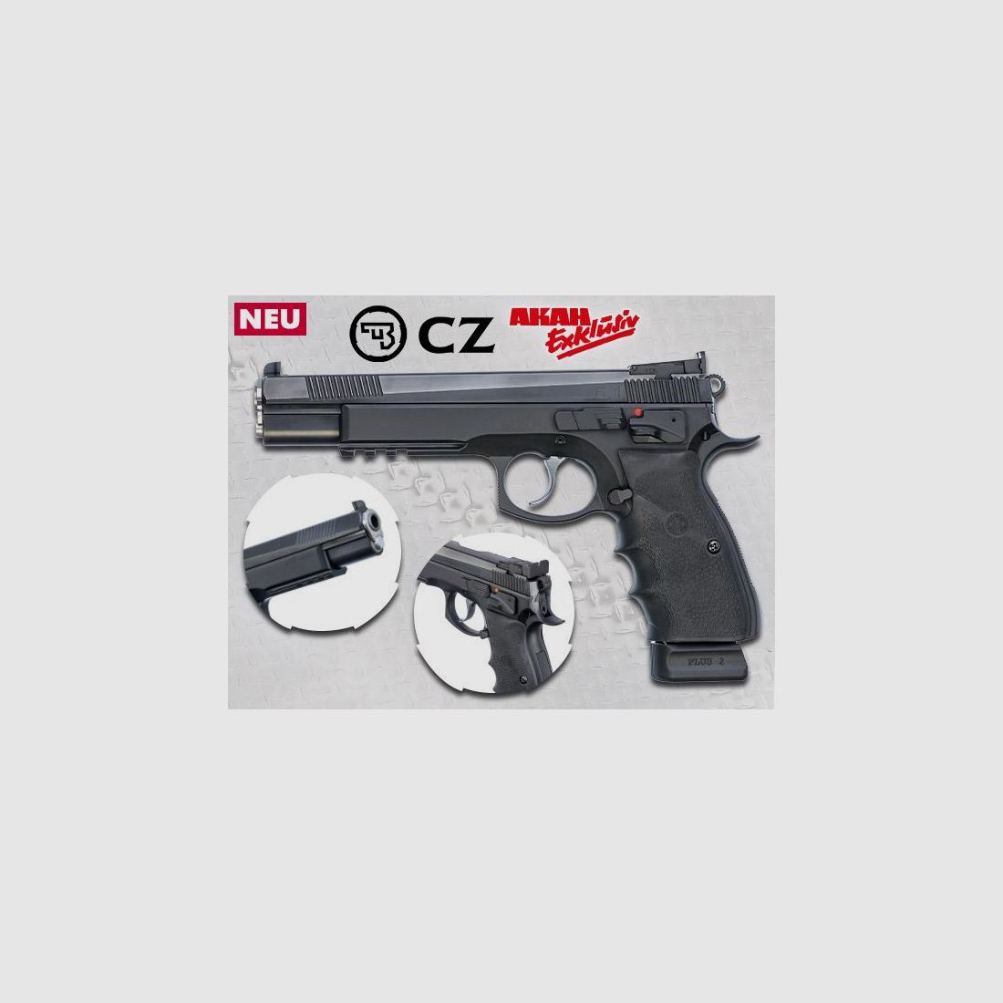 CZ BRNO Pistole Mod. CZ75 SP-01 6.1 -6' 9mmLuger  DSB AKAH Exklusiv