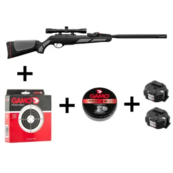 Pack Carabina IGT Gamo Viper Pro 10X Calibro 4,5 MM 19,90 Joules, immagine 1 di 20