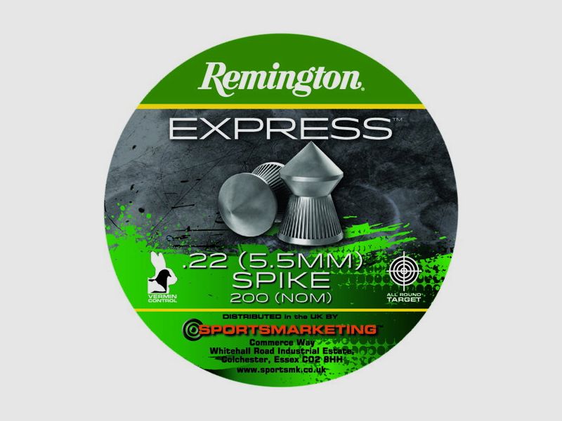 Remington Express Spike Pointed Cal. .22 / 5,5mm, 250 colpi