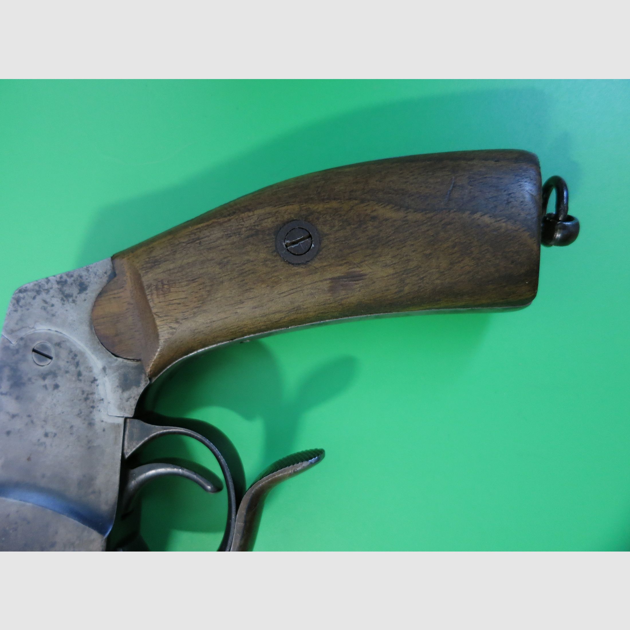 Signalpistole J.G. Anschütz Modell Hebel, Kal. 4, originale Lang-Version, Sammlerrarität    #4
