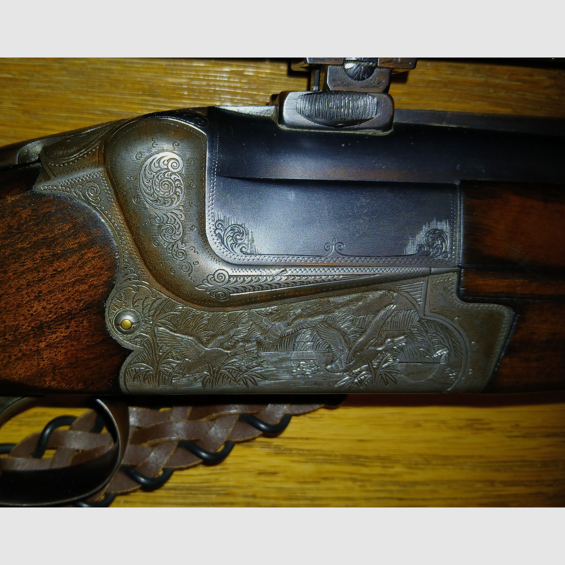 Merkel double-barreled shotgun with interchangeable barrel in excellent condition