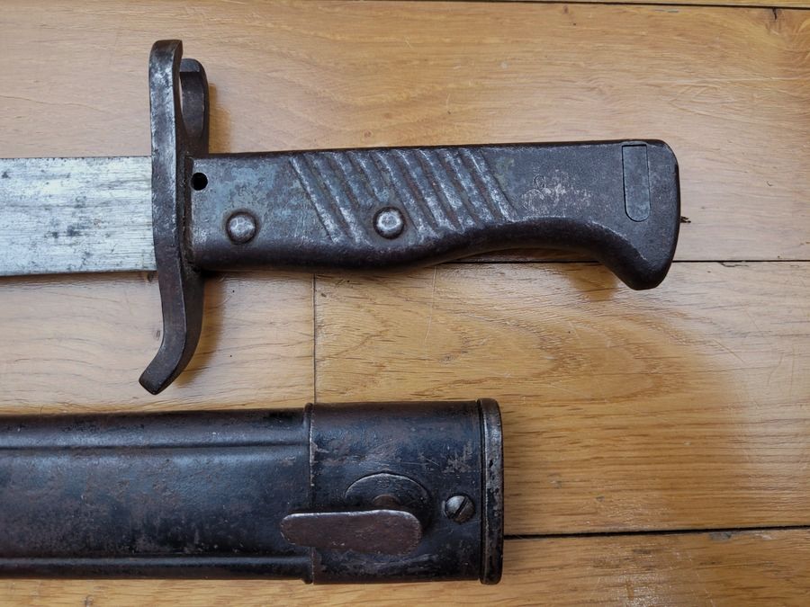 Belle baïonnette Ersatz allemande « bavaroise » – EB44 – 1° GM – TBE – German / Bavarian Ersatz bayonet EB44, image 3 sur 9