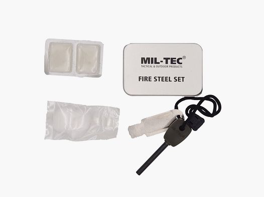 Conjunto de acero de fuego Mil-Tec