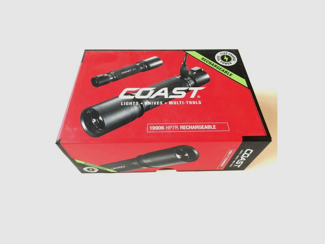 Coast HP7 R  fokussierbare Taschenlampe - wiederaufladbar