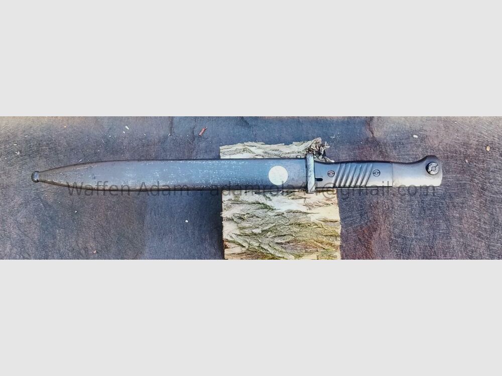 Bajonett M84/K98 K. 98k 1940 / Hersteller : "J.Sch" nummerngleich!