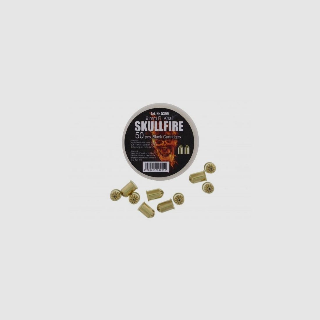 Skullfire 9mm RK revolver blank ammunition 50 rounds