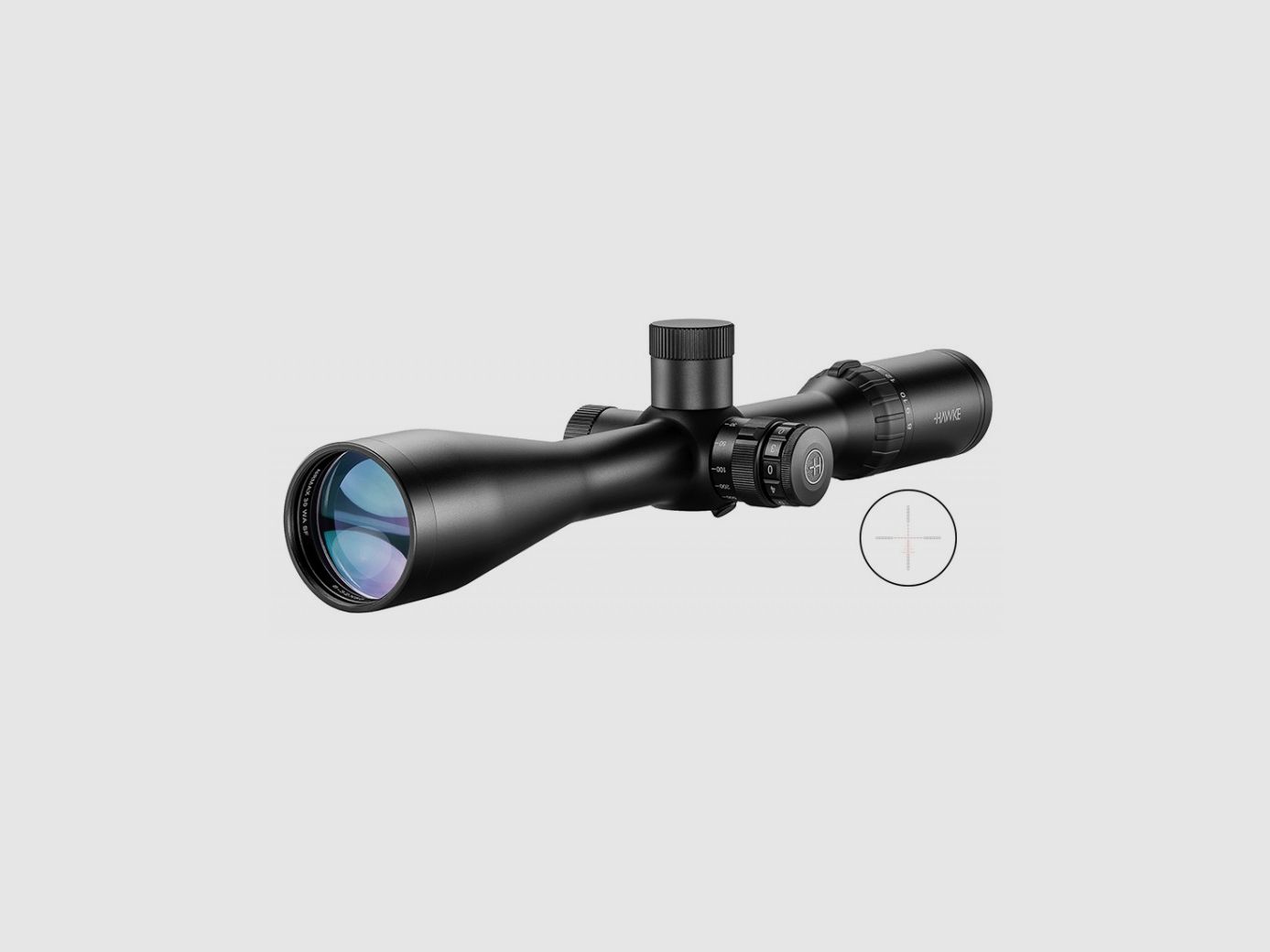 HAWKE AIRMAX 30 WA SF 8-32X50 SF RET. AMX IR BELEUCHTET MIT MONTAGERINGE Ø 30 MM
