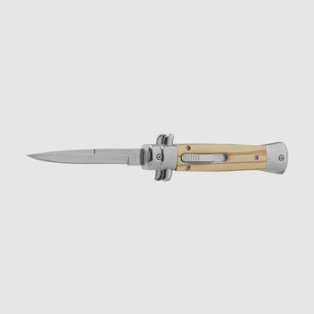 Automatisches Messer italienischer Art Holzgriff OTF, Bild 1 von 4