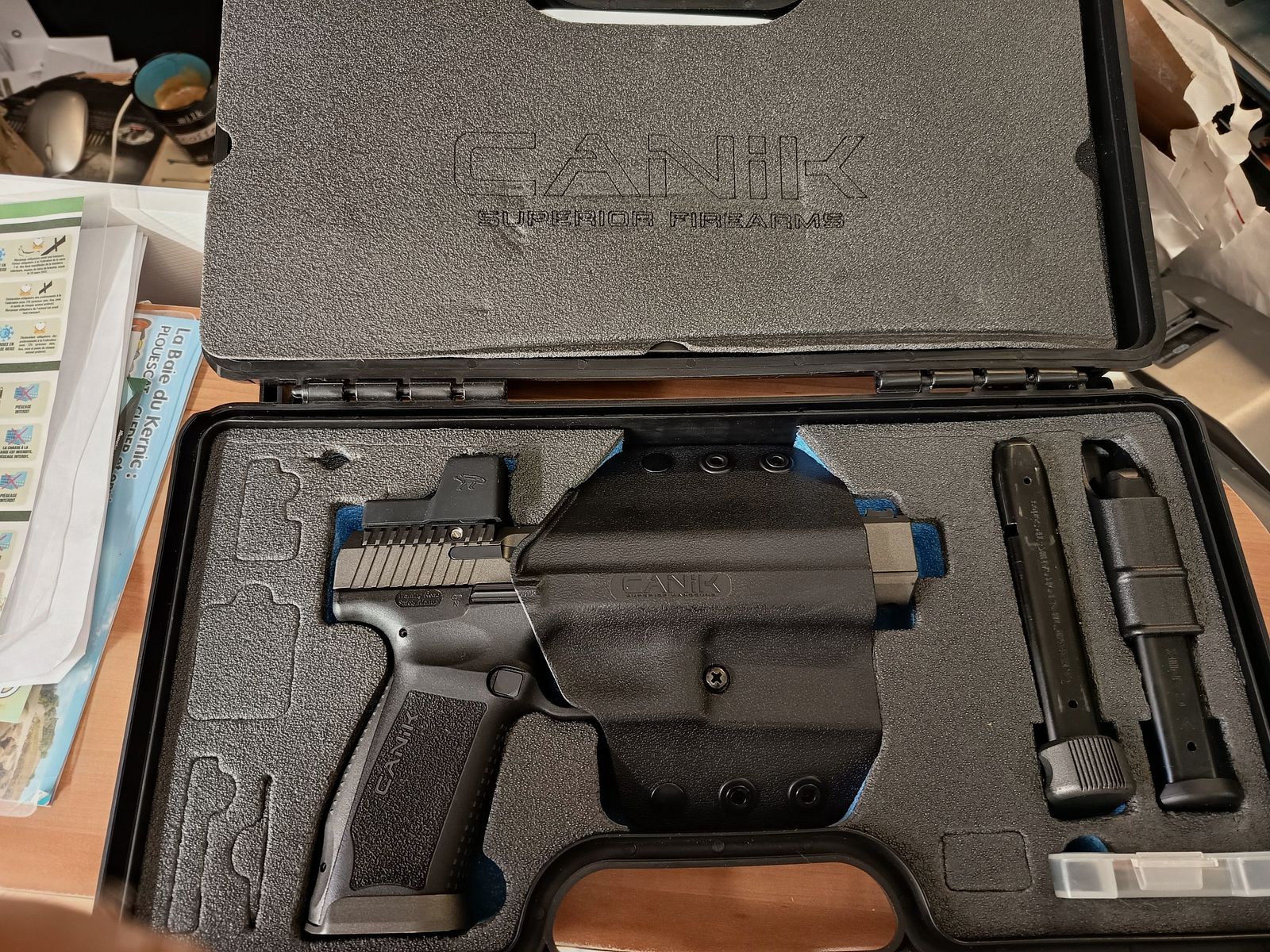 CANIK TP9 SFX Modell 2 9*19mm grau tungsten + Rotpunktvisier, Bild 5 von 13