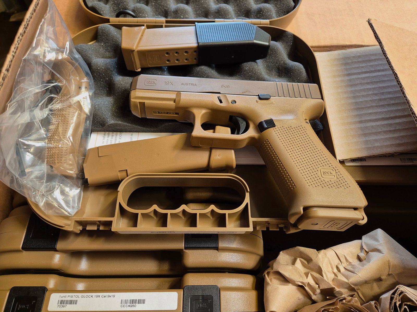 Glock 19x 9mm Luger Pistole