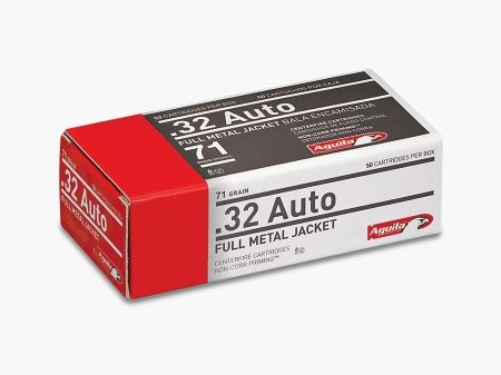 Aguila Standard .32 ACP (7.65mm Browning) 71GR FMJ 50 cartridges