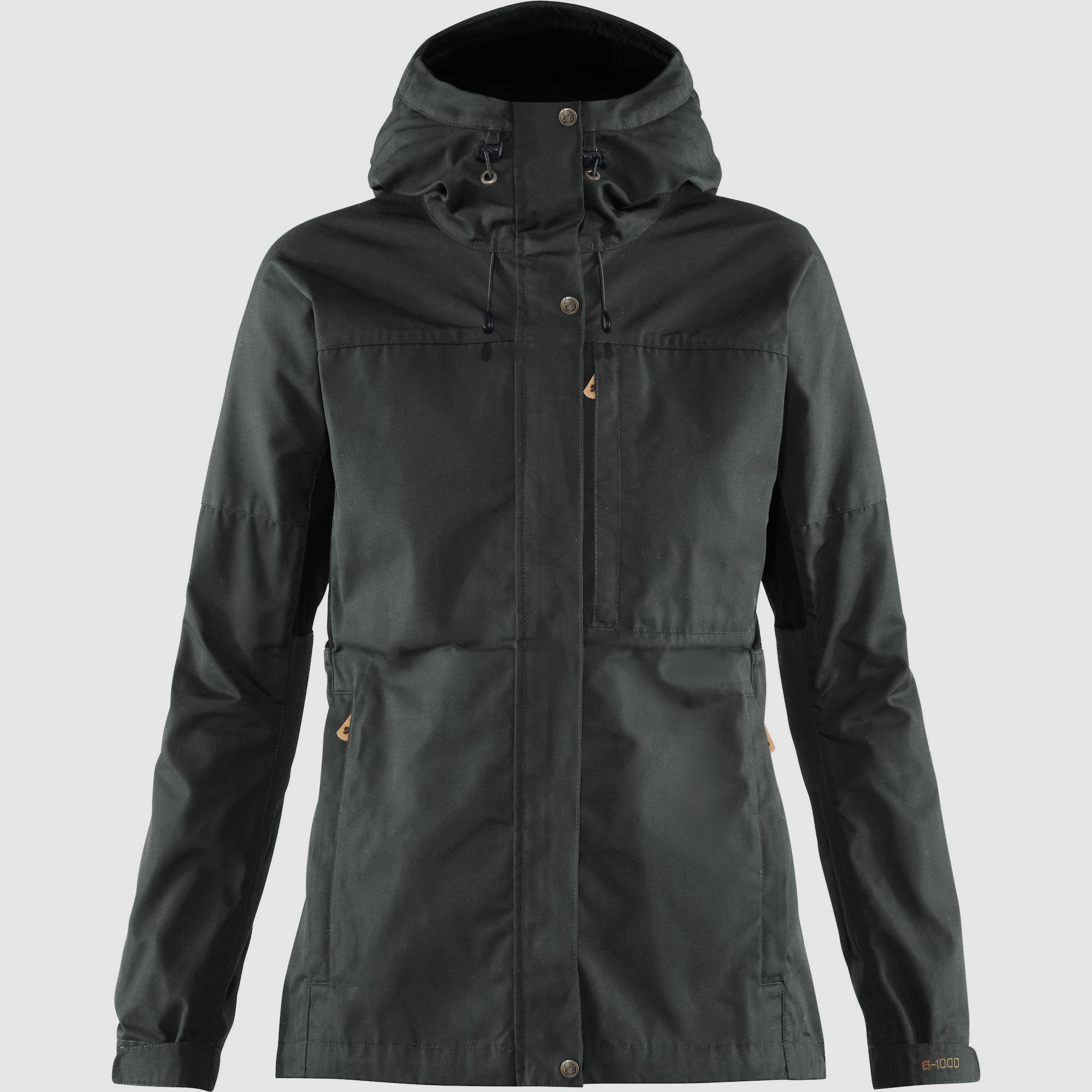 Fjällräven Kaipak jacket W – Dark Grey / Black, billede 1 af 2