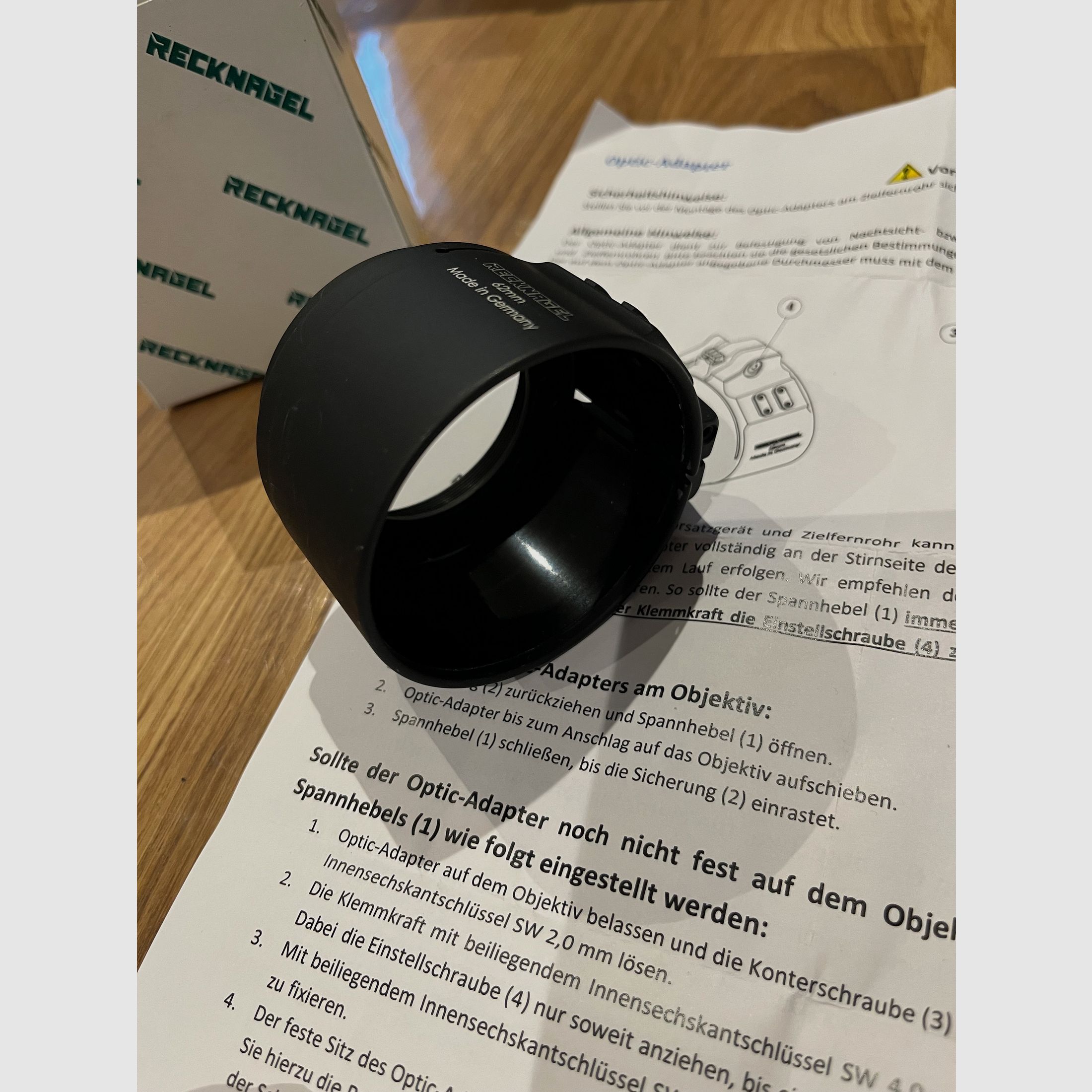 Recknagel klemadapter voor accessoires