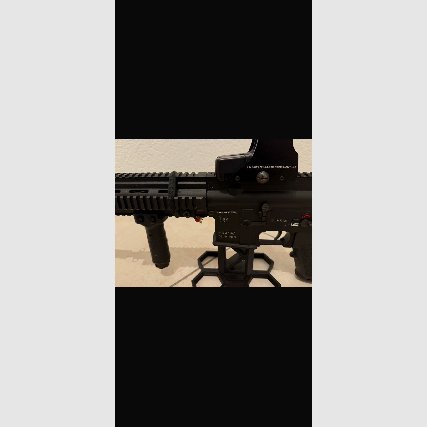 HK416C Airsoft inkl. Schalldämpfer & 2 Magazine
