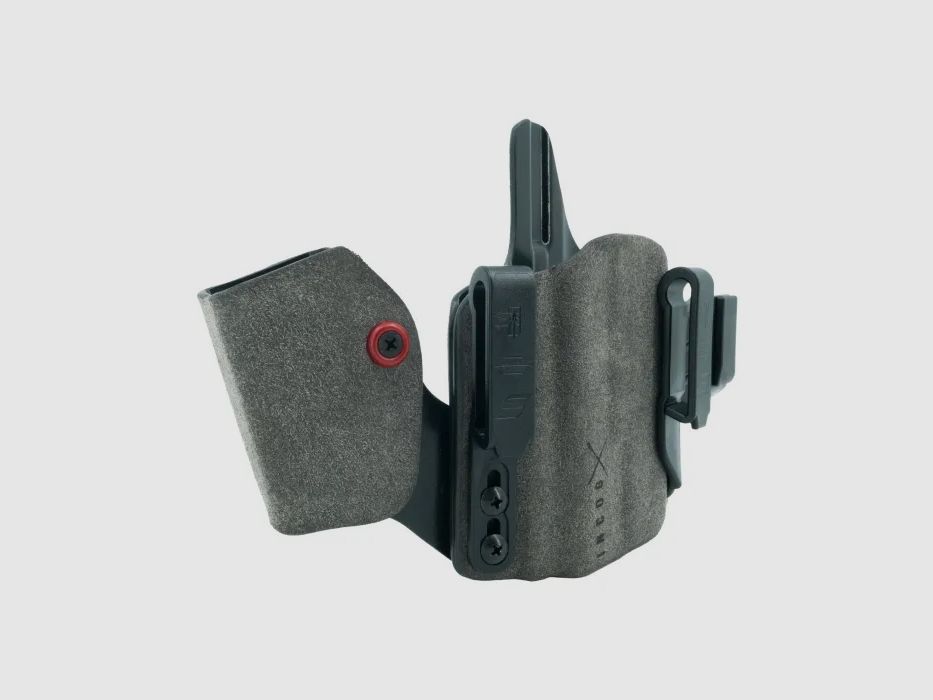 Incog X Holster for Glock G17/19 Compact Light w/Mag Caddy (Grey) - Haley Strategic/Safariland, image 3 of 4