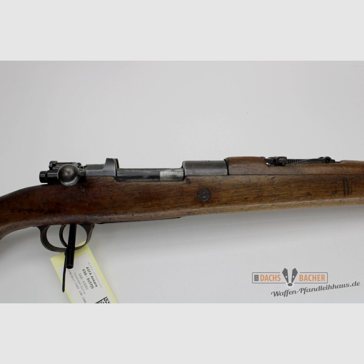 Single-shot rifle ASFA Ankara Turkish Mauser 1940 cal. 8x57IS, image 7 of 10