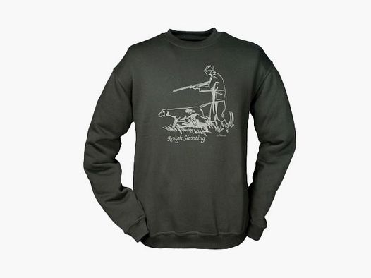 Hubertus Sweatshirt Rough Shooting Oliv