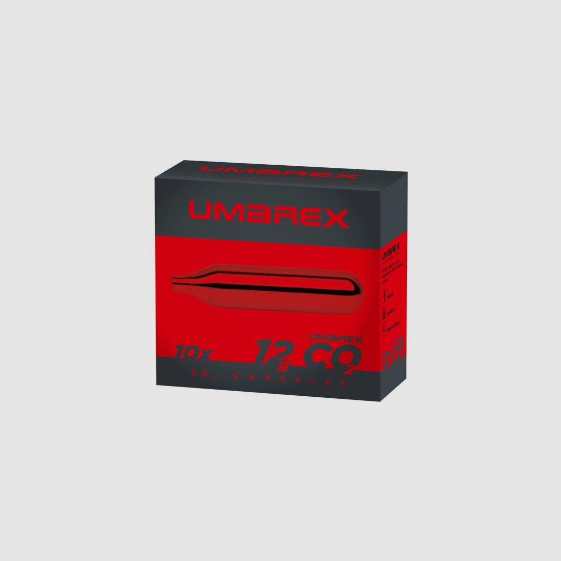 Capsules Co2 Umarex 12g 10 Coups pour Armes Co2
