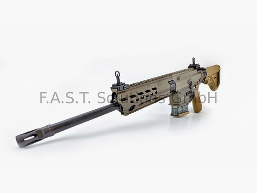 Heckler & Koch HK SLB MR308, versión A3, 16,5", color arena .308Win