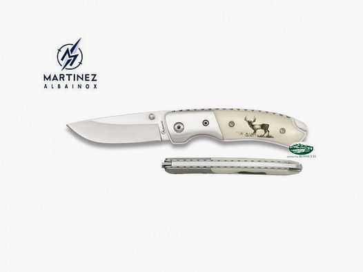 ALBAINOX Messer Martinez aus geätztem Hirschhorn
