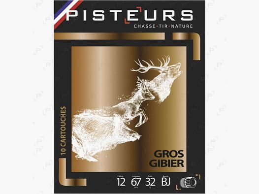 Patronen für die Jagd mit Slug-Geschoss PISTEURS Kal. 12/67 - Großwild