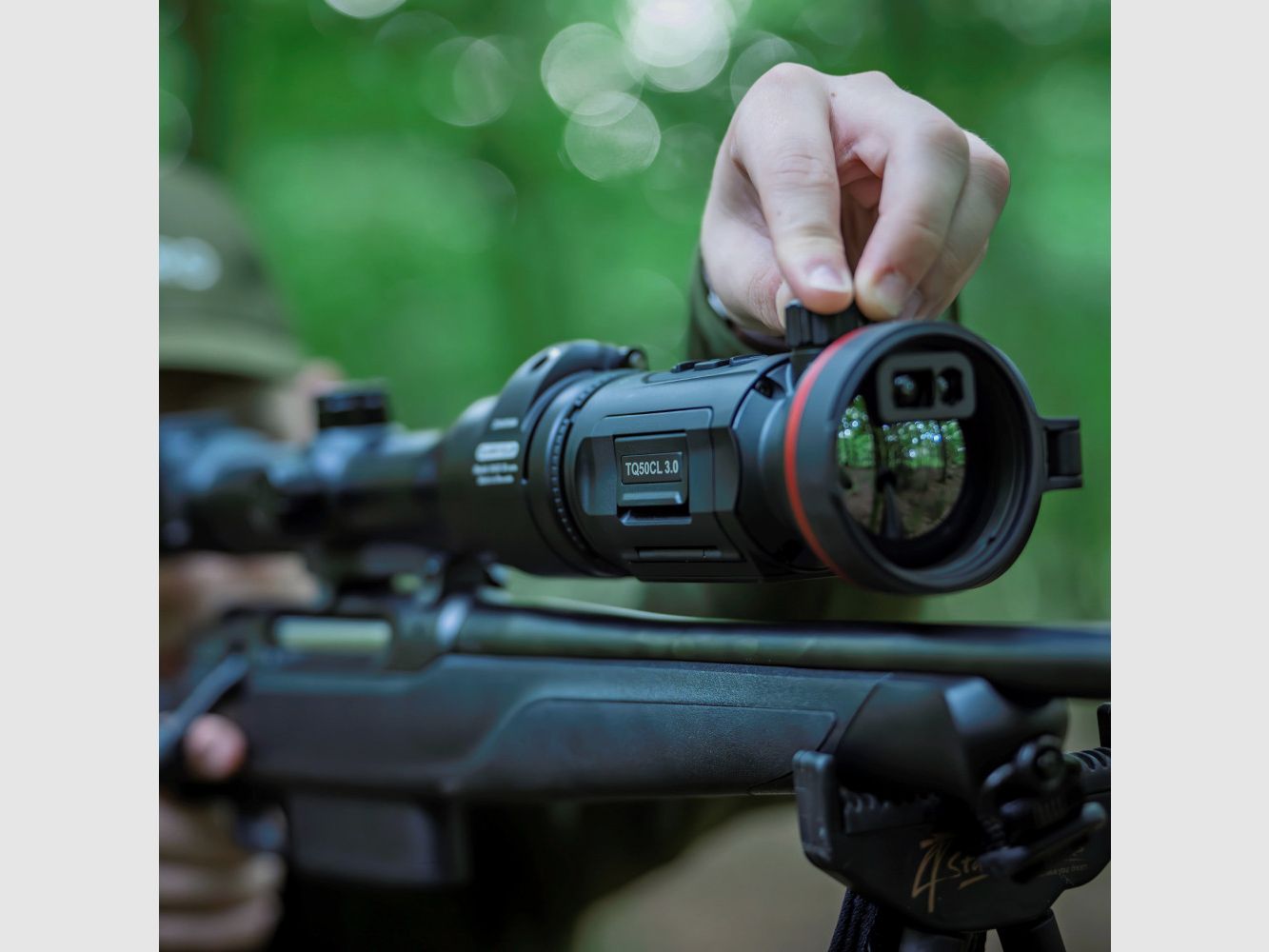 Clip-On Wärmebildgerät mit Entfernungsmesser Thunder TQ50CL 3.0 HIKMICRO, Bild 6 von 6