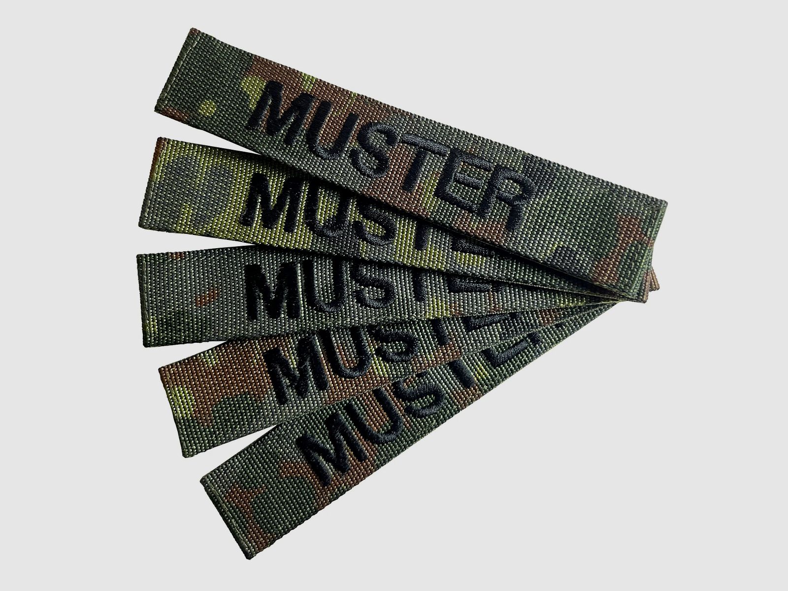 ASMC Namensbänder 5er Set Flecktarn