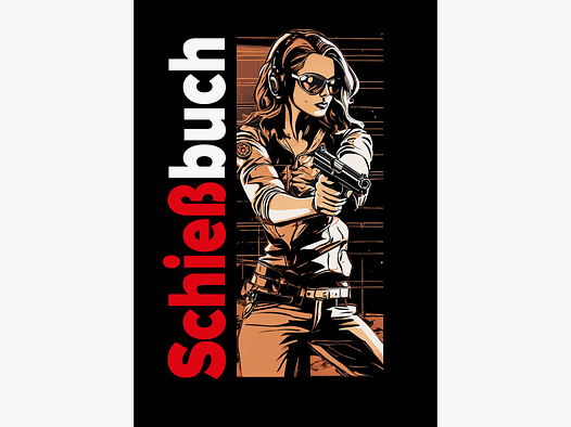 Libro di tiro per tiratori sportivi - Ragazza con pistola