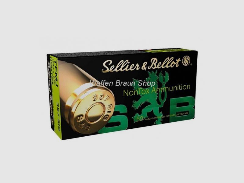 S+B .357Sig. TFMJ NO TÓXICO 140grs. 50Ud