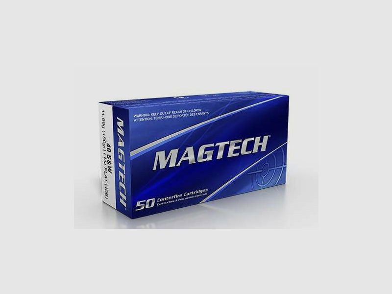 Magtech .40 S&W FMJ-Flat 11,66g/180grs.