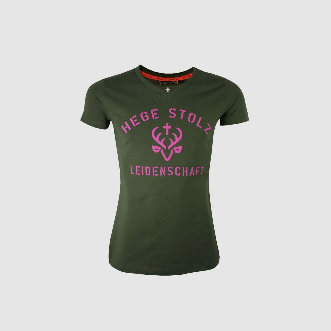 Jagdstolz Damen T-Shirt Girlie Hege, Stolz, Leidenschaft