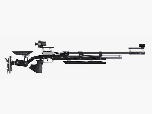 Feinwerkbau 900 Alu appui avec rail de poignée, argent, poignée droite, taille M, carabine à air comprimé de match