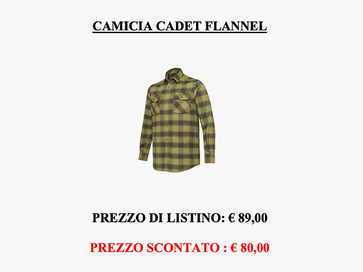 Beretta – Cadet Flanellhemd