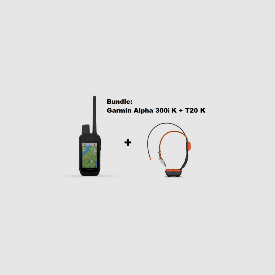 Garmin Alpha 300i K inReach + Alpha T20 K GPS - Ensemble de localisation pour chiens!