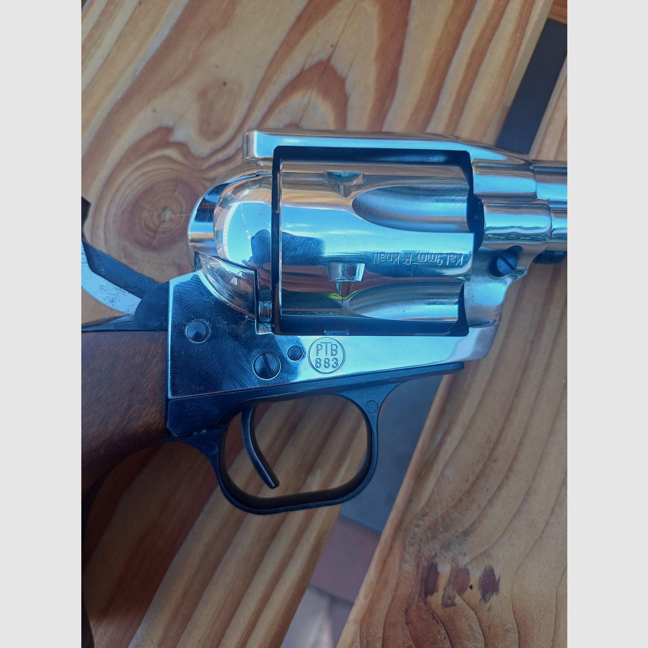 Weihrauch Western Single Action Revolver 9mm Knall Chrom