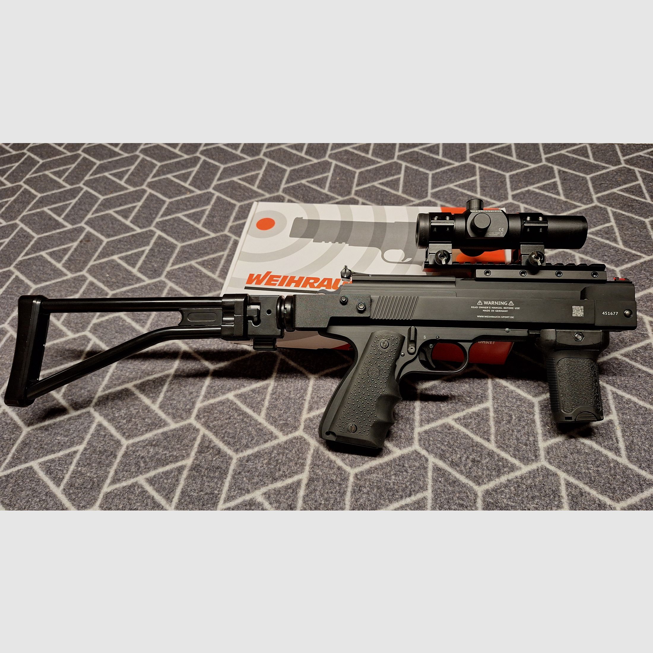 Weihrauch HW 45 Taktischer Pistolenkarabiner!