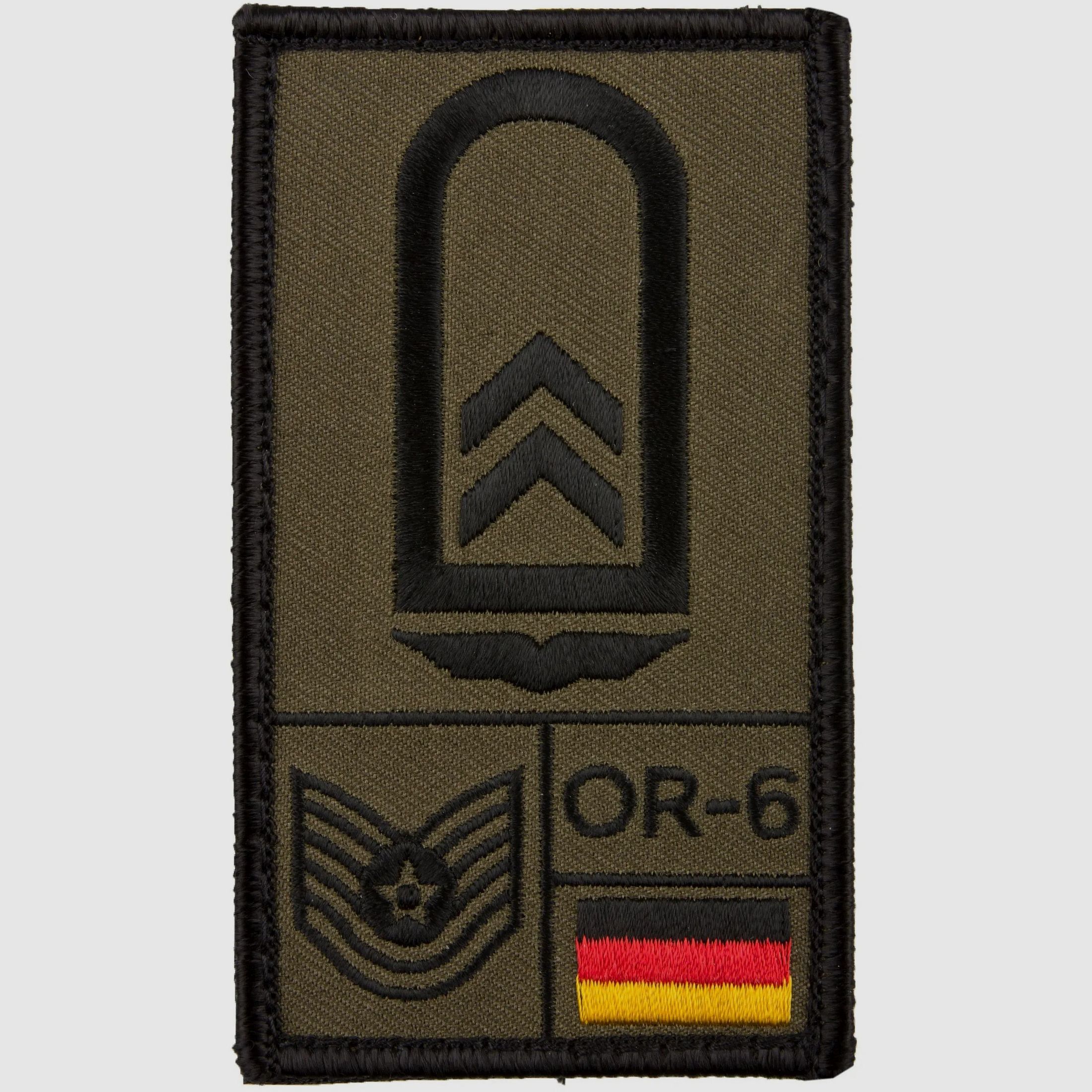 Café Viereck Café Viereck Rank Patch Oberfeldwebel Luftwaffe oliv