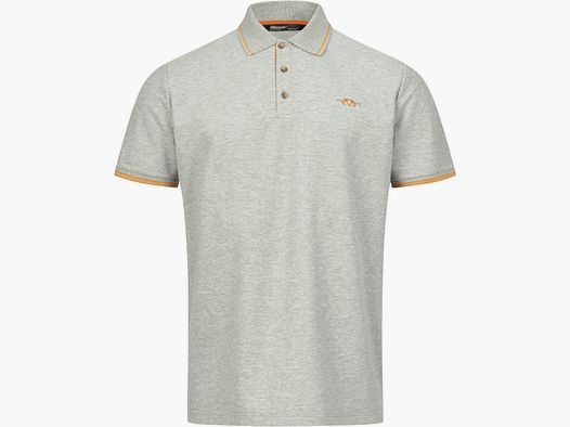 BLASER Heren Polo Shirt 22 Grijs Melange