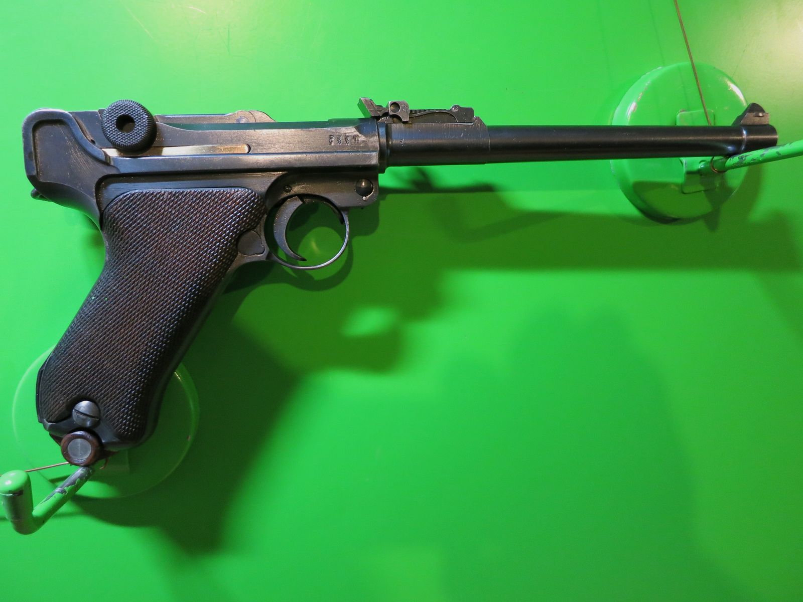 Deutsche Waffen- und Munitionsfabriken (DWM) 1918 , lange Pistole 08 P08, Ari P08 (Artillerie), 9 mm Luger     #48