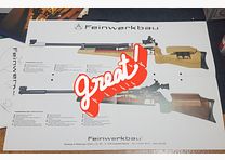 Feinwerkbau FWB Mod. 300 601 Affiche Poster Description Manuel d'utilisation Pistolet à air Carabine à air Carabine à plomb Pistolet Co2 voir description. Prix à partir de
