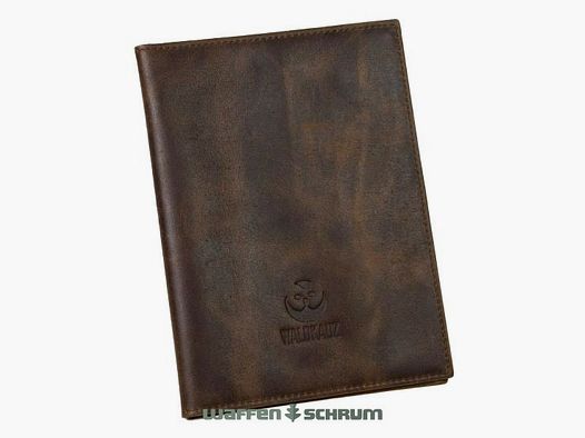 Waldkauz jachtvergunning etui van leer