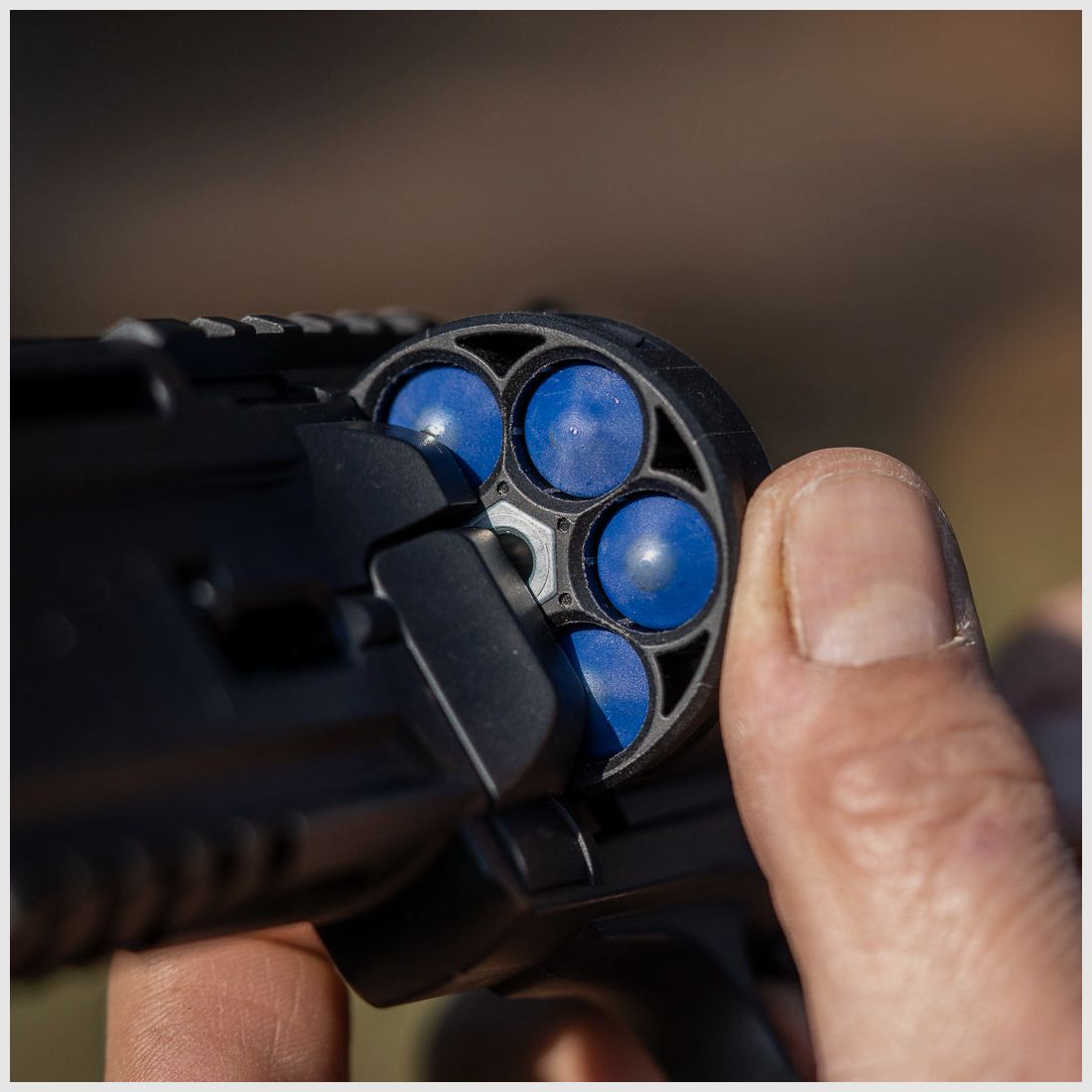 Munition Ammo6v9 | HDR50 | Blauw 3,2g | POLYURETHAAN | MAXIMALE KRAFT | Kal. 50