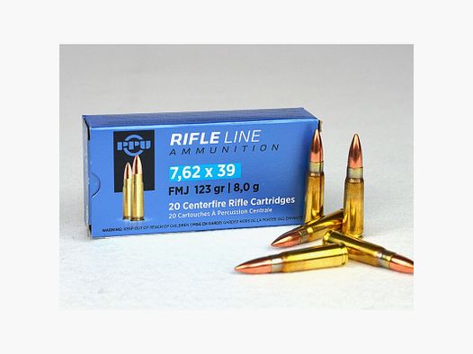 PPU 7,62x39 FMJ 100szt.