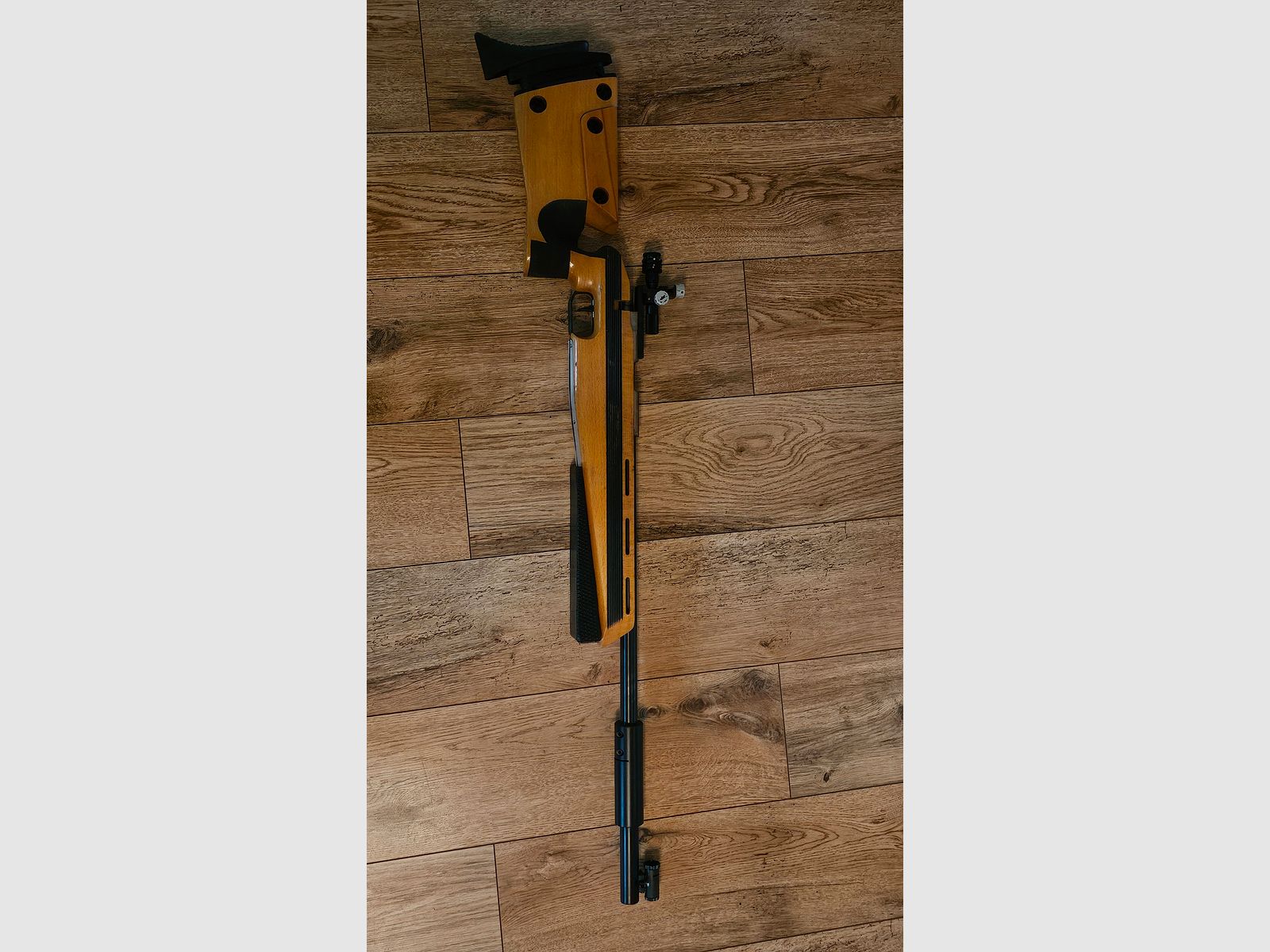 Anschütz 2007 Match 54 – small caliber rifle (.22lr) | Gehmann diopter, tube, rest wedge & handstop