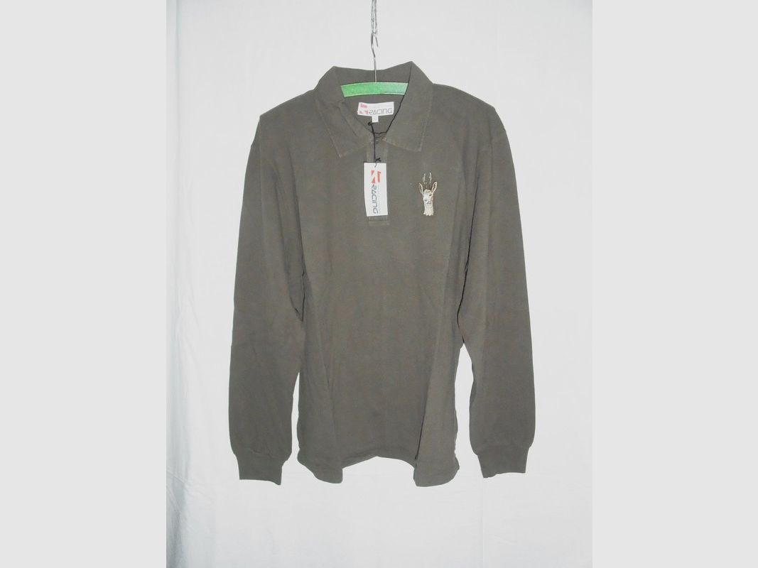 Jacht Poloshirt met Lange Mouwen Groen