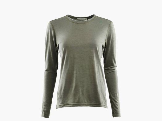 aclima Aclima Maglietta a Maniche Lunghe LightWool Donna - Ranger Verde / L