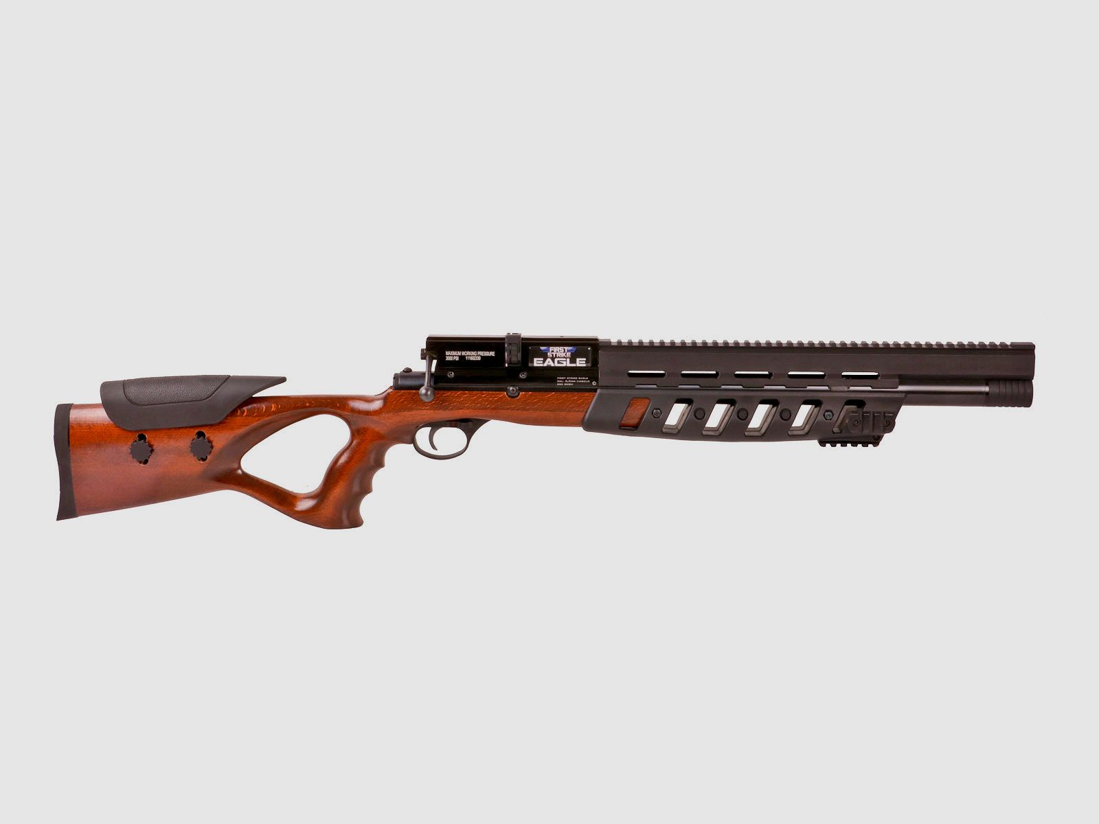 Pressluftgewehr First Strike Eagle, Holz-Lochschaft, Kaliber 4,5 mm (P18)