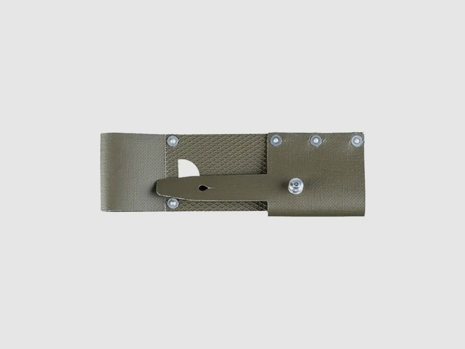 Bayonet belt buckle, plastic, olive, like new (stock item)
