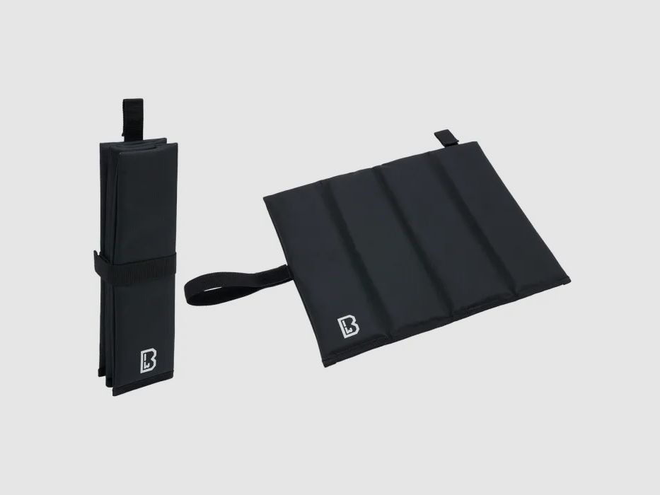 Sitzmatte gefaltet, Schwarz